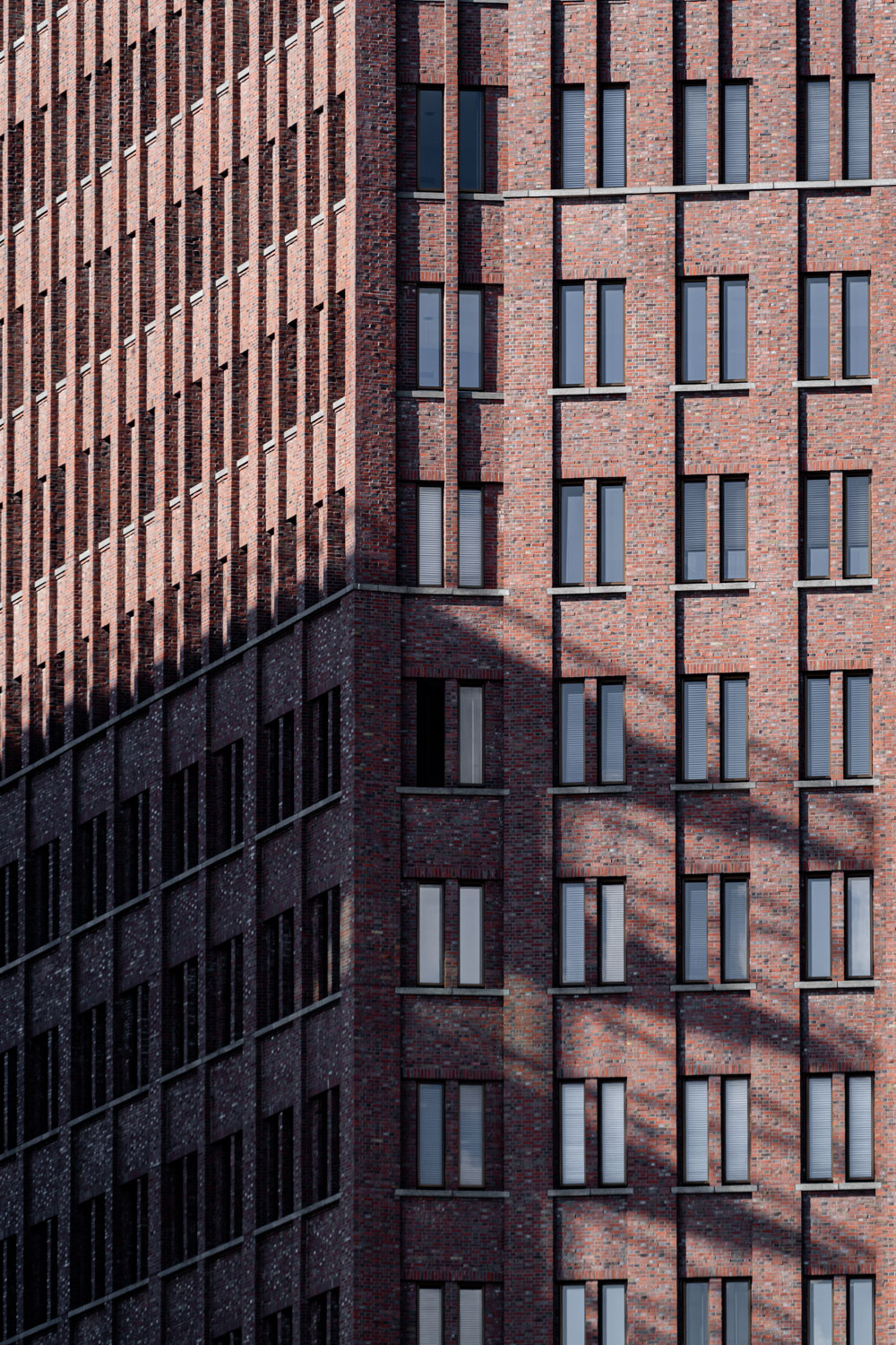 detalle fachada edificio ladrillo Berlin